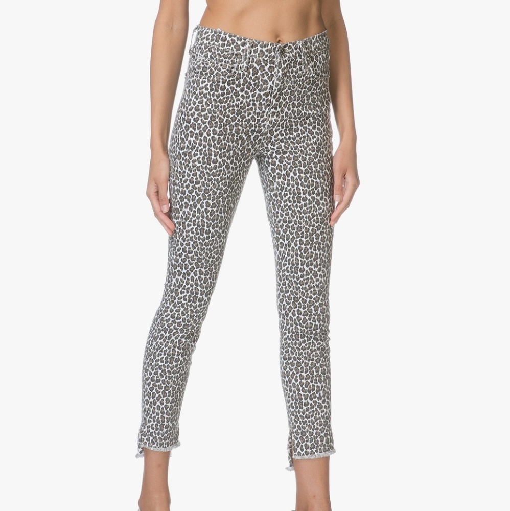 Current elliott super high waist stiletto Jeans